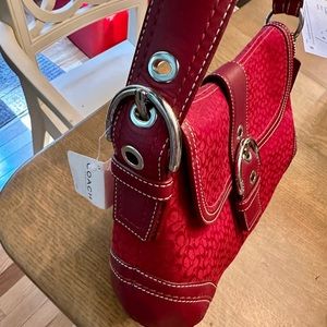 Coach purse Red new with tags